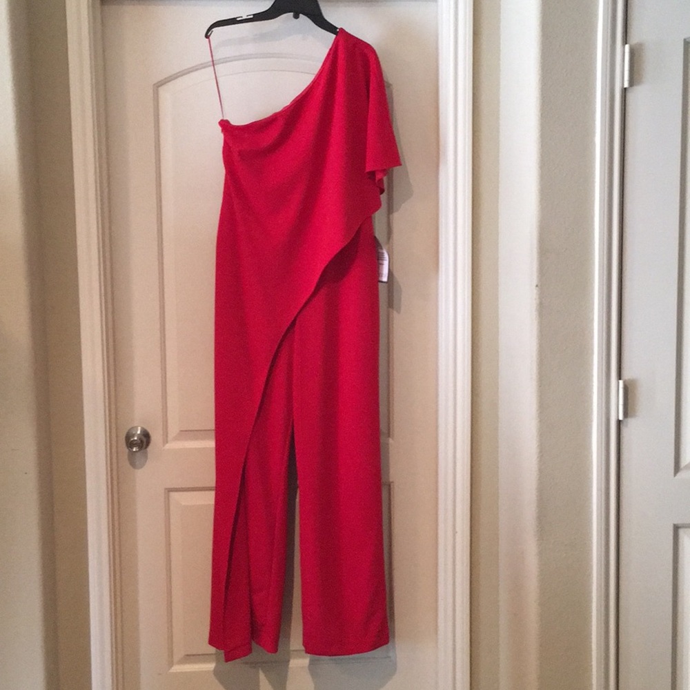 Adrianna  Papell One-Should Jumpsuit